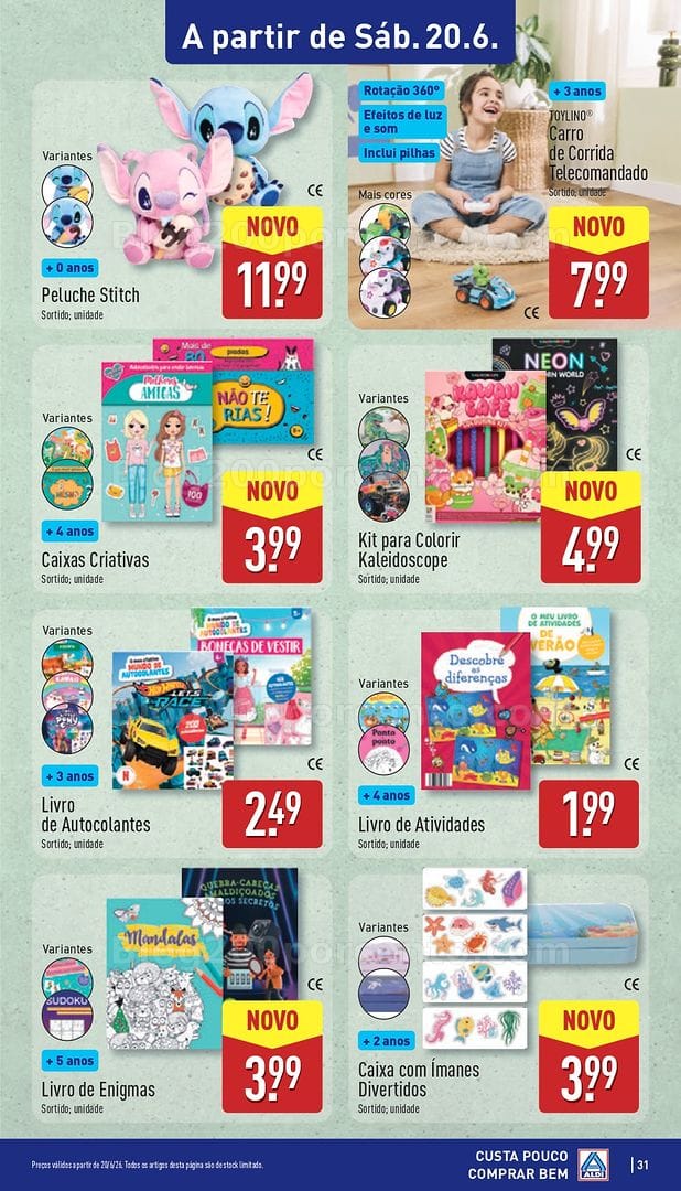 Antevisão Folheto ALDI Promoções de 15 a 21 junho